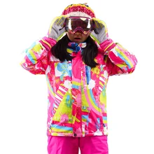 Goexplore ORE/лыжная куртка для мальчиков 110-160; детская теплая куртка; уличная Водонепроницаемая дышащая плотная зимняя куртка для сноубординга для детей