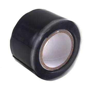 

3m 1.5m Black Silicone Tape Waterproof Repair Bonding Sealing Tapes Rescue Self Adhesive Fusing Wire Tools Hose Pipe Useful