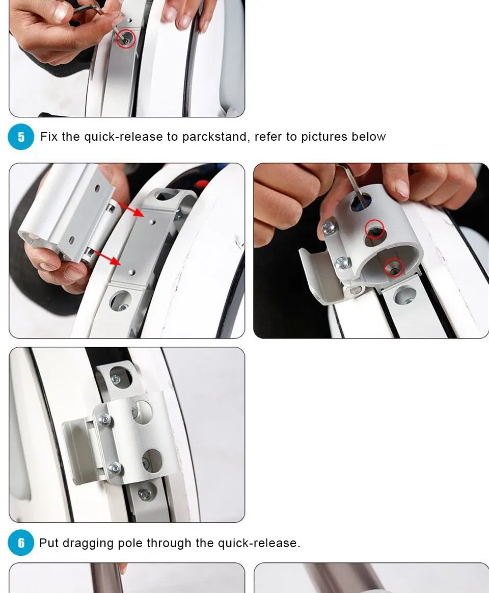 Тянущийся полюс и упаковочная подставка для Ninebot, одного ХОВЕРБОРДА C, C+, E, E+ solowheel Электрический балансировочный скутер