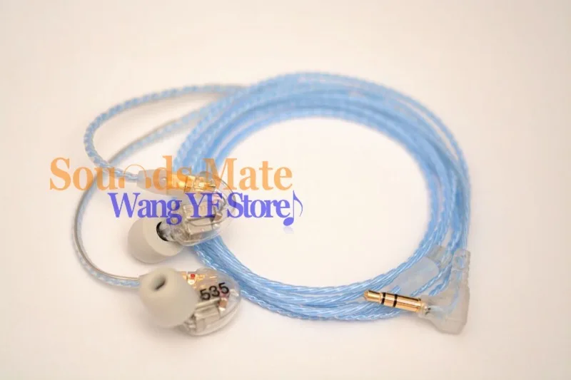 Silver Plated 6N OFC Hifi Cable For Ultimate Ears UE 900 900S In Ear Headphones 4 Colors Select