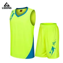 2018 New Kids Basketball Jersey Sets Uniforms kits Child Sports clothing Breathable Youth basketball jerseys shorts