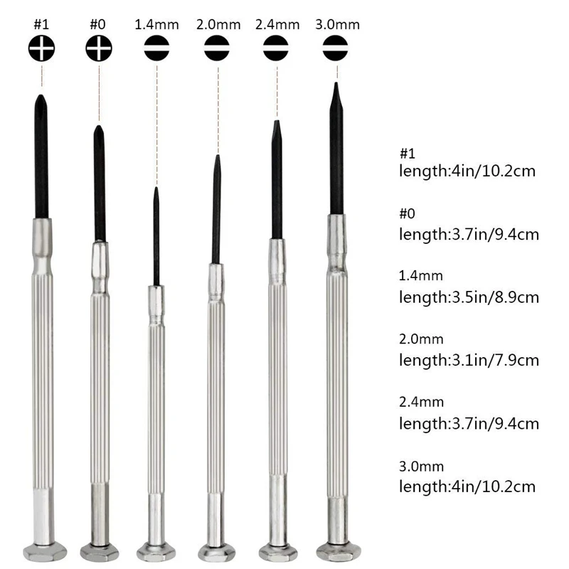 Stainless Steel Micro Glasses Sunglass Watch Spectacles Phone Tablet Screws Nuts Screwdriver Repair Tool Set Kits 2