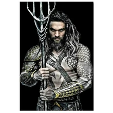 5D DIY Алмазная вышивка крестиком Jason Momoa marvel Aquaman алмазная живопись полный Sqaure мозаика рукодельные работы dmc JS2127