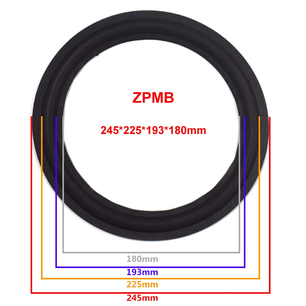 10 дюймов кольцо из вспененного материала для динамика с объемным краем НЧ-динамик ремонт складных краев кольцо сабвуфера DIY аксессуары для ремонта Подвески динамика - Цвет: ZPMB