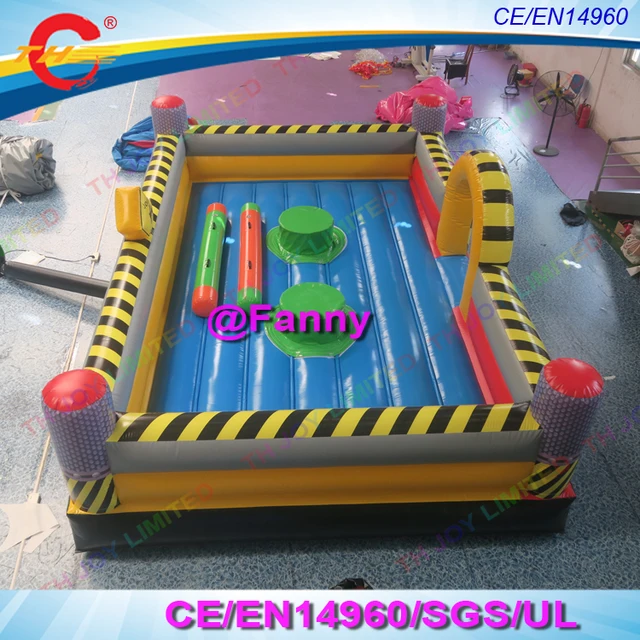 Inflatable Gladiator Joust Game Sports Arena Inflatable Store