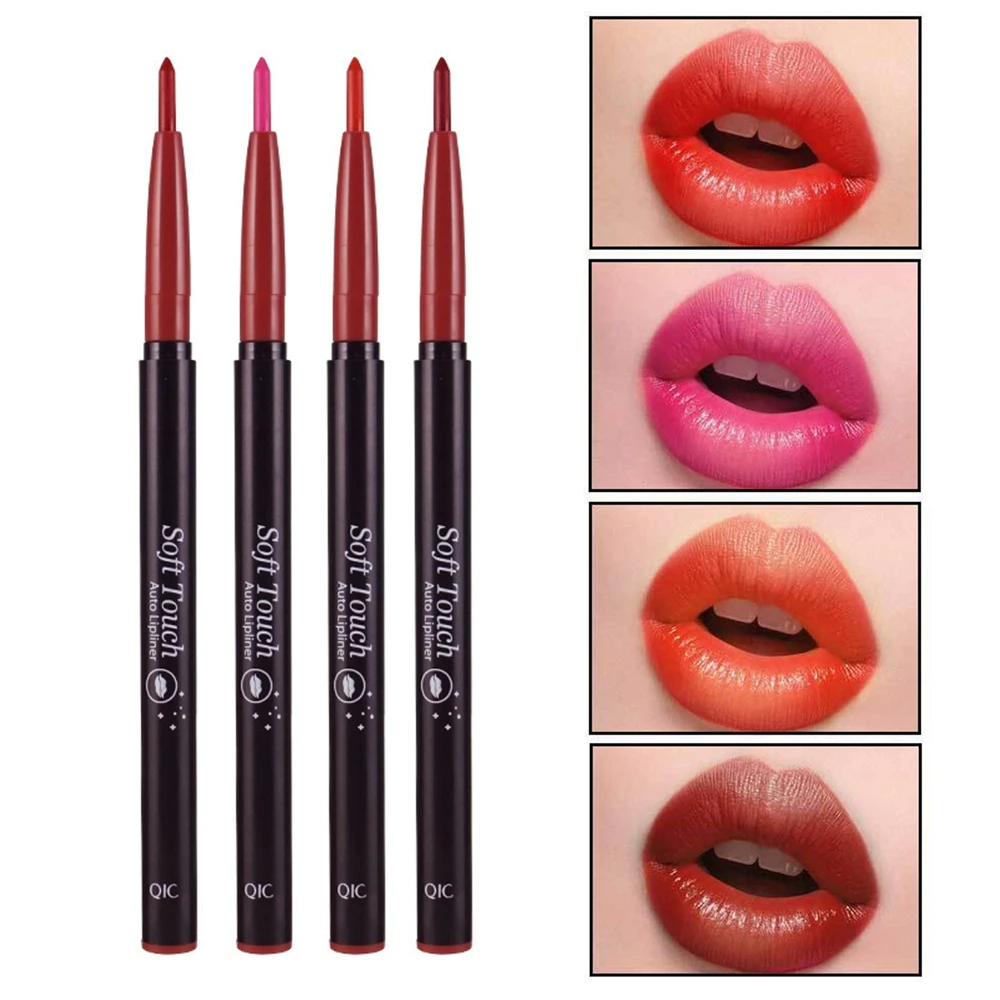 Sexy Red Lip Liner Pencils Waterproof Lip Pencil Long Lasting Pigments Color Lipliner Pen Makeup