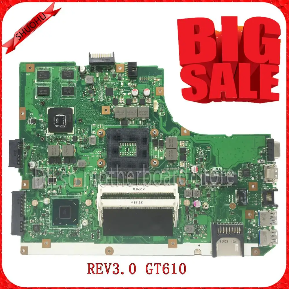 KEFU K55VD ل K55VD A55V K55A اللوحة REV3.0 GT610 ل ASUS K55VD A55V اللوحة غير متكامل اختبار اللوحة