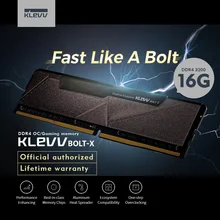 Klevv BOLT-X Настольный ПК 4 ГБ 8 ГБ 16 ГБ DDR4 3200 4 г 8 г 16 г 3200 МГц ram модуль памяти PC4 Intel XMP2.0 DDR4 Gaming momory