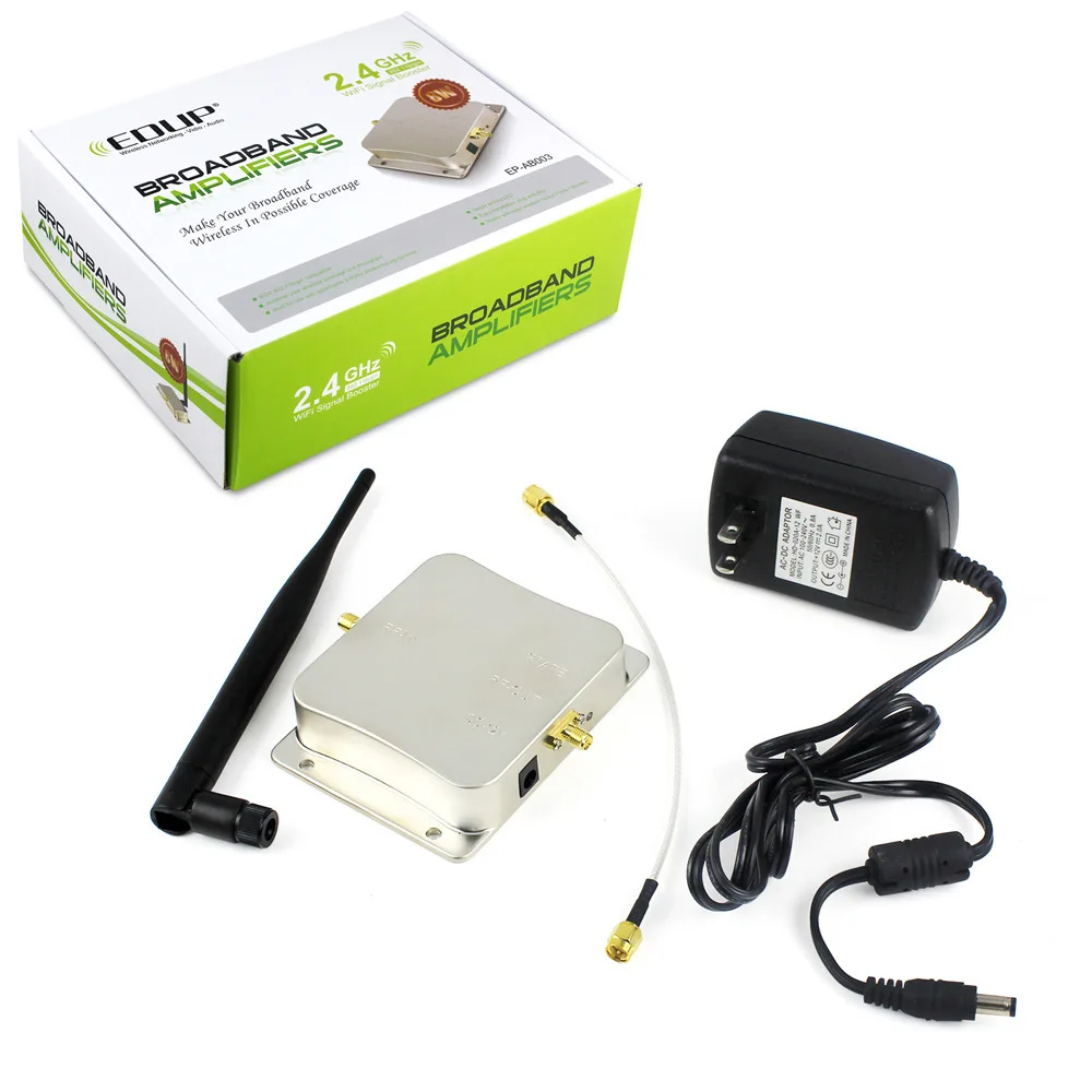 8W Wifi Wireless Broadband Amplifier Router Power Range Signal Booster