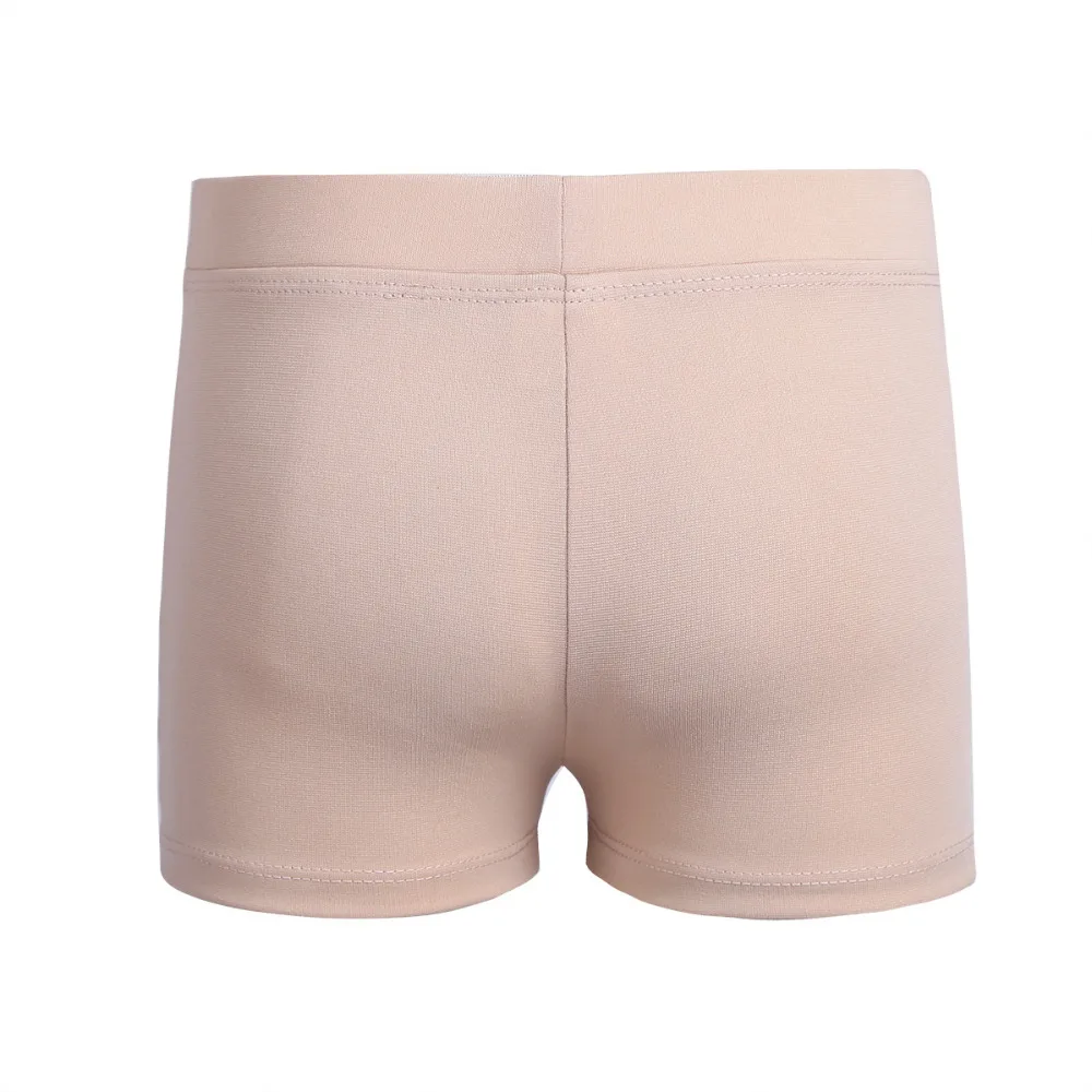 Hot Children's Clothes Boy-cut Skinny Low Rise Activewear Girls Dancing Class Shorts Sports Active Workout Cut Gymnastic Shorts