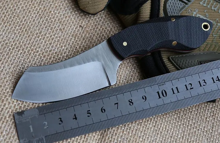 Hunting straight Stainless Steel Tactical Fixed Blade Knife KYDEX