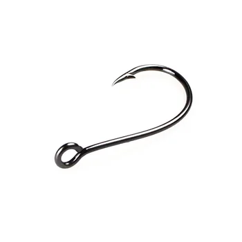 

10pcs/lot Fishing single Hooks Single Fish Big Eye Accessories High Carbon Steel Circle Fishhook Jip Barbed Carp Tackle