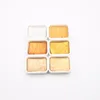 Kuretake Paint GANSAI TAMBI Starry Colors Solid Watercolor Paint Mini Set Original Metallic Gold Paints Japan 2