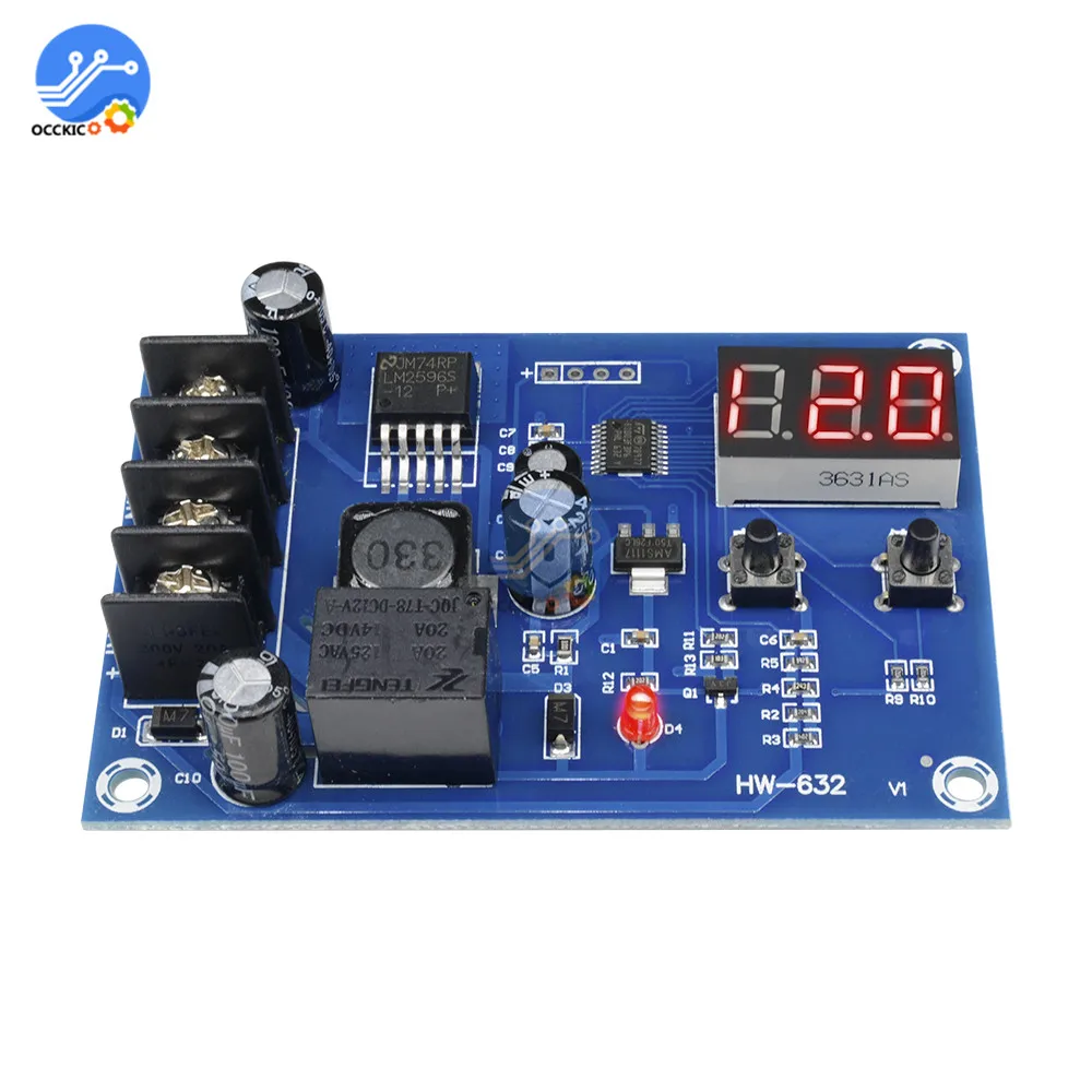 

XH-M603 Lithium Battery Charger Protection Board with Digital LED Display Battery Charging Switch Control Module Power Balancer