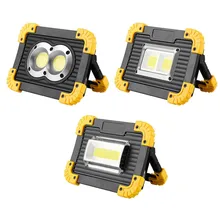 Светодиодный портативный прожектор Рабочая лампа перезаряжаемая наружная лампа для охоты фонарь для кемпинга