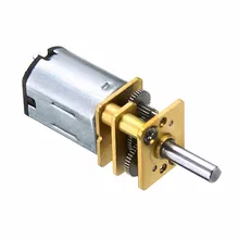 High Quality DC 6V 0.3A Reducer Geared Motor 60 RPM High Torque Mini Metal Rectangle Shape Electric DC Geared Motor For Robot