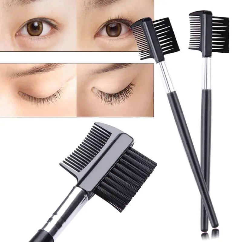 1pcs Eyelash Comb double head Brush High Quality Eyebrow Makeup Brushes