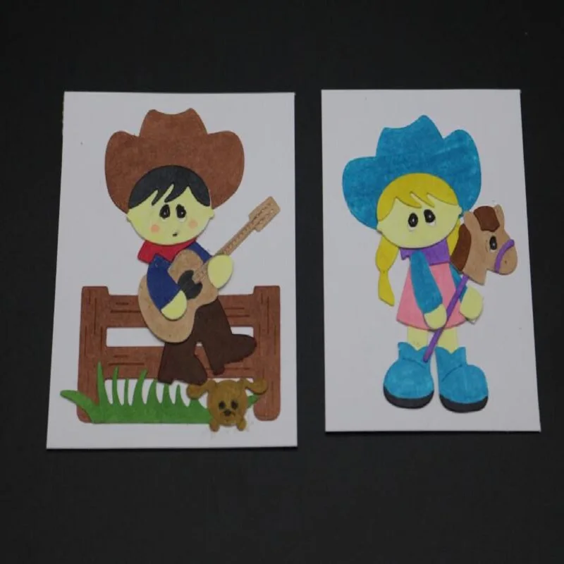 

FeLicearts boy and girl metal cutting dies for DIY scrapbooking albulm photo decorative paper craft love dies new stencil 2019