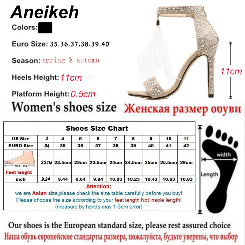 Aneikeh/пикантные женские босоножки; летние туфли-лодочки; стразы; бахрома; молния; перо; Высокий каблук; абрикосовый цвет; женские свадебные туфли-лодочки; Размеры 35-40
