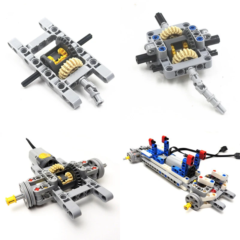 

MOC blocks Technic Partes 1 Unidades Technic FRAMED diferencial GEAR SET Kit Pack chasis parte chasis Compatible con Legoing