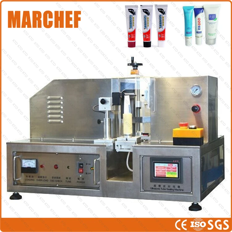

CE ISO PLC control 10-60mm Ultrasonic hand cream/ toothpast tube filling sealing machine