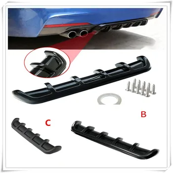 

Car Rear Shark Fin Curved Bumper Lip Diffuser for Toyota 4Runner Sienna Sequoia Prius GR Camry i-TRIL COASTER highlander