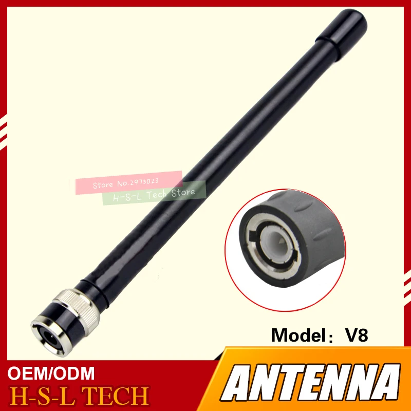 Walkie Talkie Rubber Antenna 136-174Mhz VHF Interface Two Way Radio Antenna For ICOM IC-V8 IC-V82 IC-V85 ICV80 V80E U80E U82