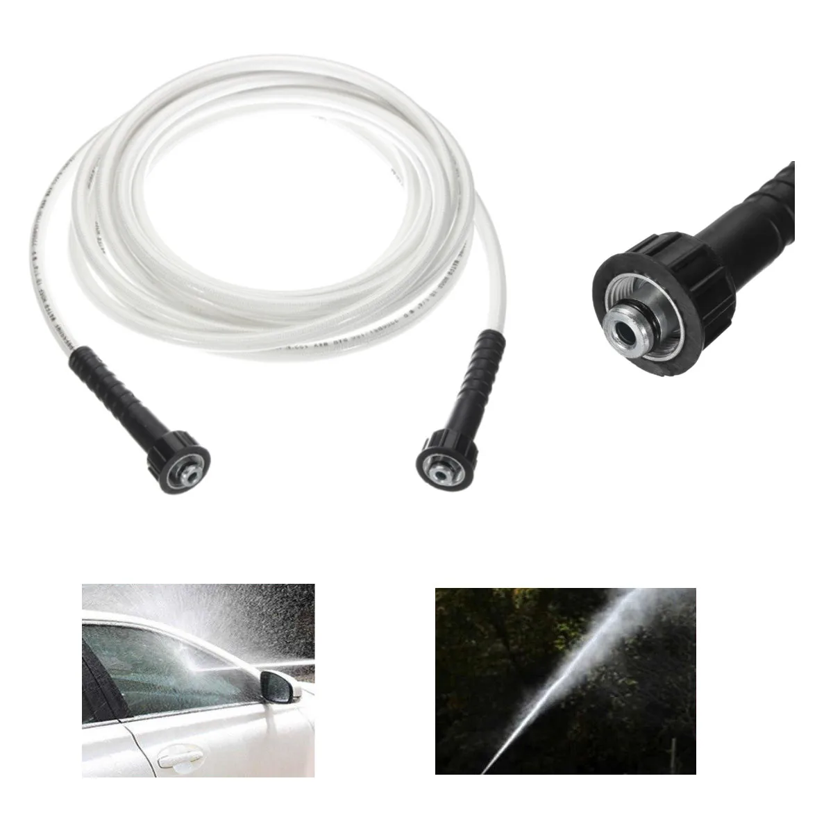 Шланг для мойки высокого давления Morflex 5/16 дюйма х 50 футов 4000 PSI 7 м/15 м/30 м|Водяные