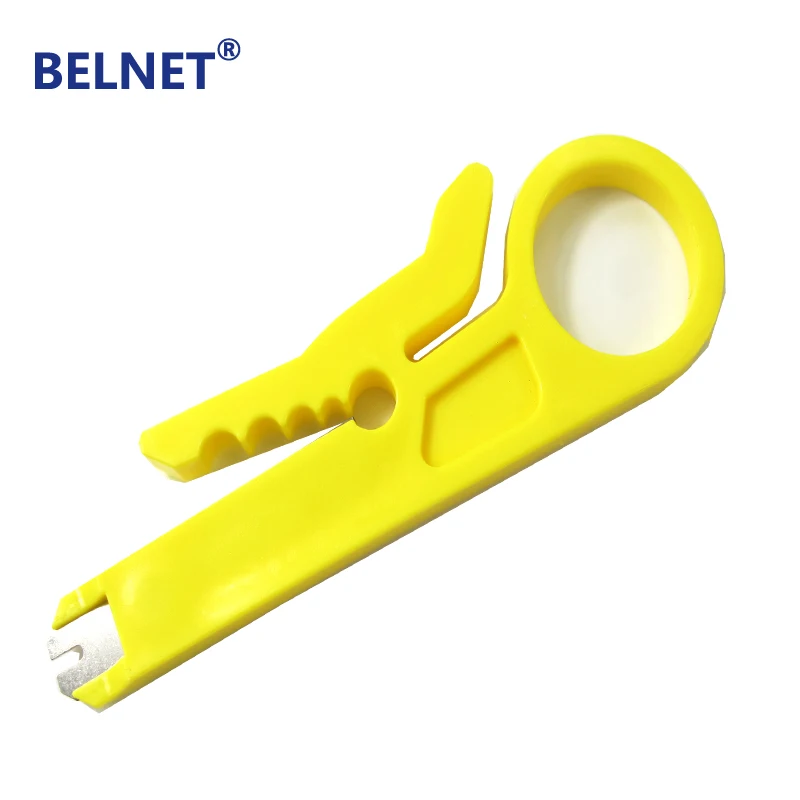 RJ45 CABLE STRIPPER CUTTING TOOL HAND HELD simple mini strippers network cable plier yellow UTP cable cutter stripper RJ45 ht11