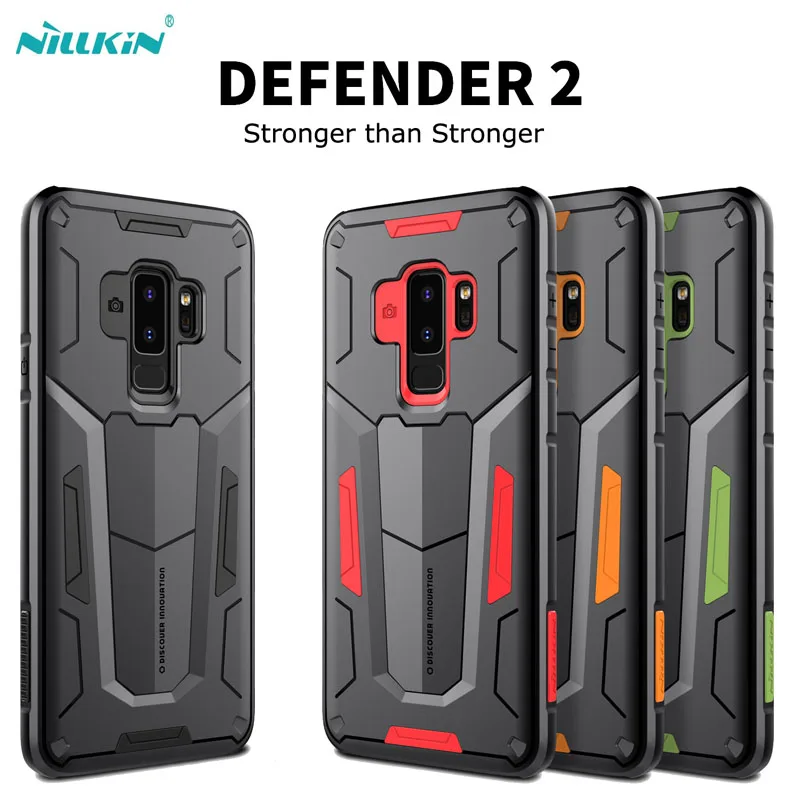 

For Samsung galaxy S9 S9 Plus Note 9 phone case Nillkin Defender 2-in-1 Tough Shockproof Armor Back Cover For Galaxy S9 Note 9