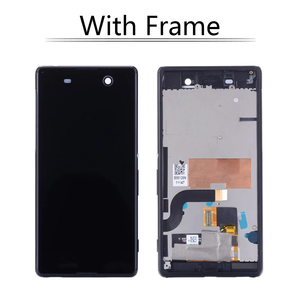 Оригинальный ЖК-дисплей 5 0 дюйма для SONY Xperia M5 с сенсорным экраном и рамкой