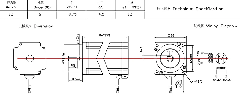 NEMA 34 12 нм шаговый двигатель с RV40 червячный редуктор для солнечного трекера или упаковочной машины