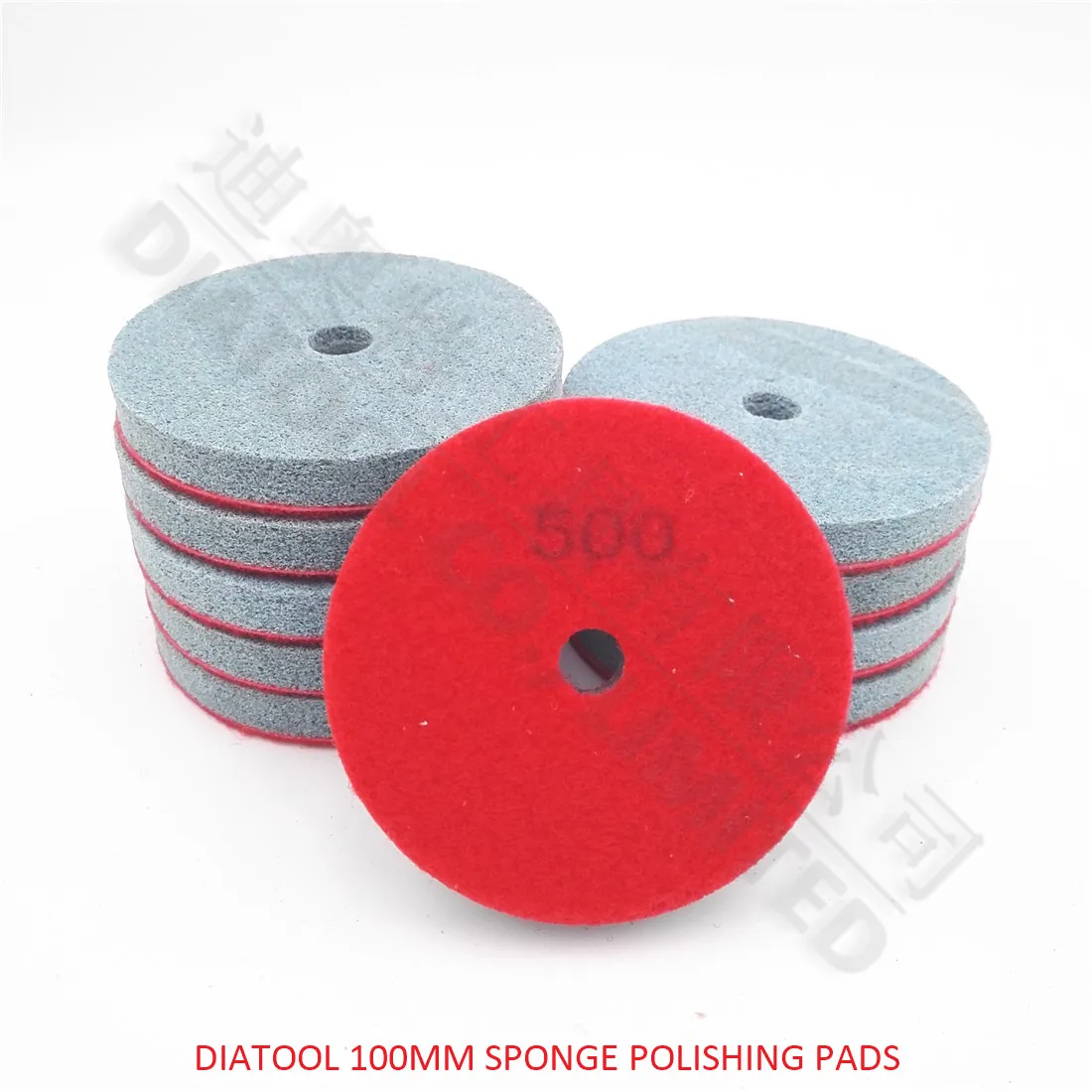 DIATOOL 10pcs 100MM Sponge Diamond Polishing Pads for marble soft Stone