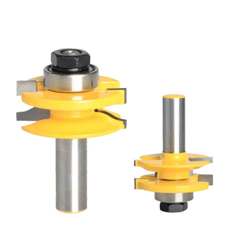 

2pcs engraving machine tools wood slotting router bits woodworking cutter
