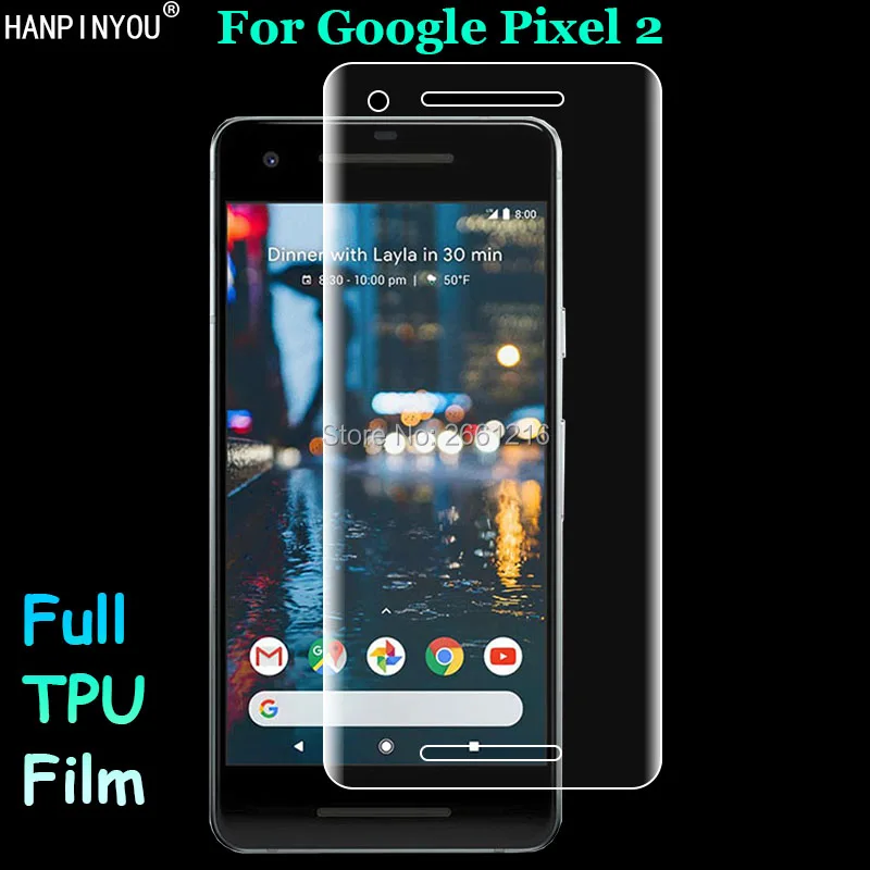 Для Google Pixel 2 / pixel2 5 0 &quotFront Slim полное покрытие краев to Edge пленка из мягкого ТПУ