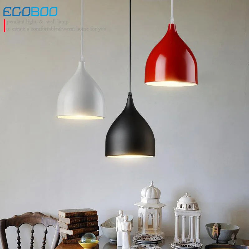 Modern Retro industrial LOFT style restaurant bar pendant lighting creative semicircle iron decoration lights /E27 lamp