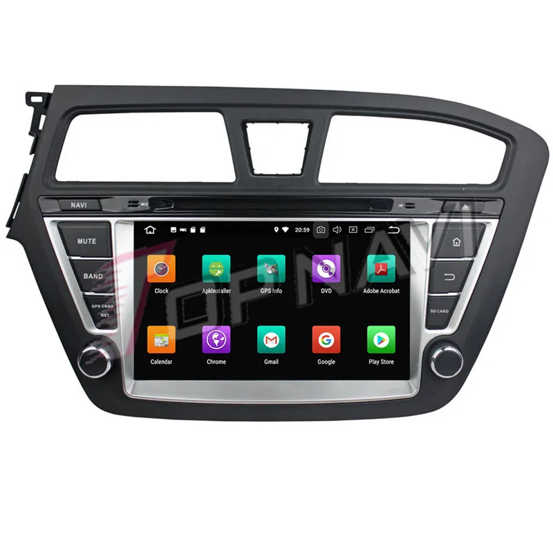 Topnavi 8 ''Android 0 автомобильный dvd плеер головное устройство для hyundai I20 LHD 2014 2015 gps