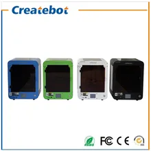 Muti-color for Choice 2016 Latest 3D Printer Createbot Dual-extruder MINI 3D Printer with Touchscreen and Heatbed Free Shipping