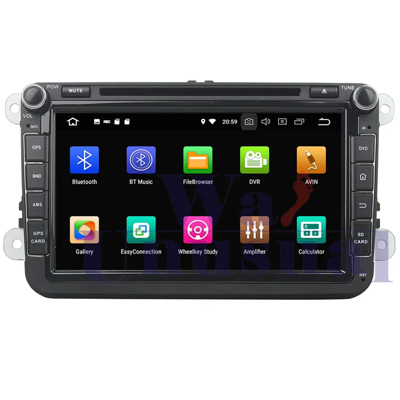 car android 2 din For vw golf 6