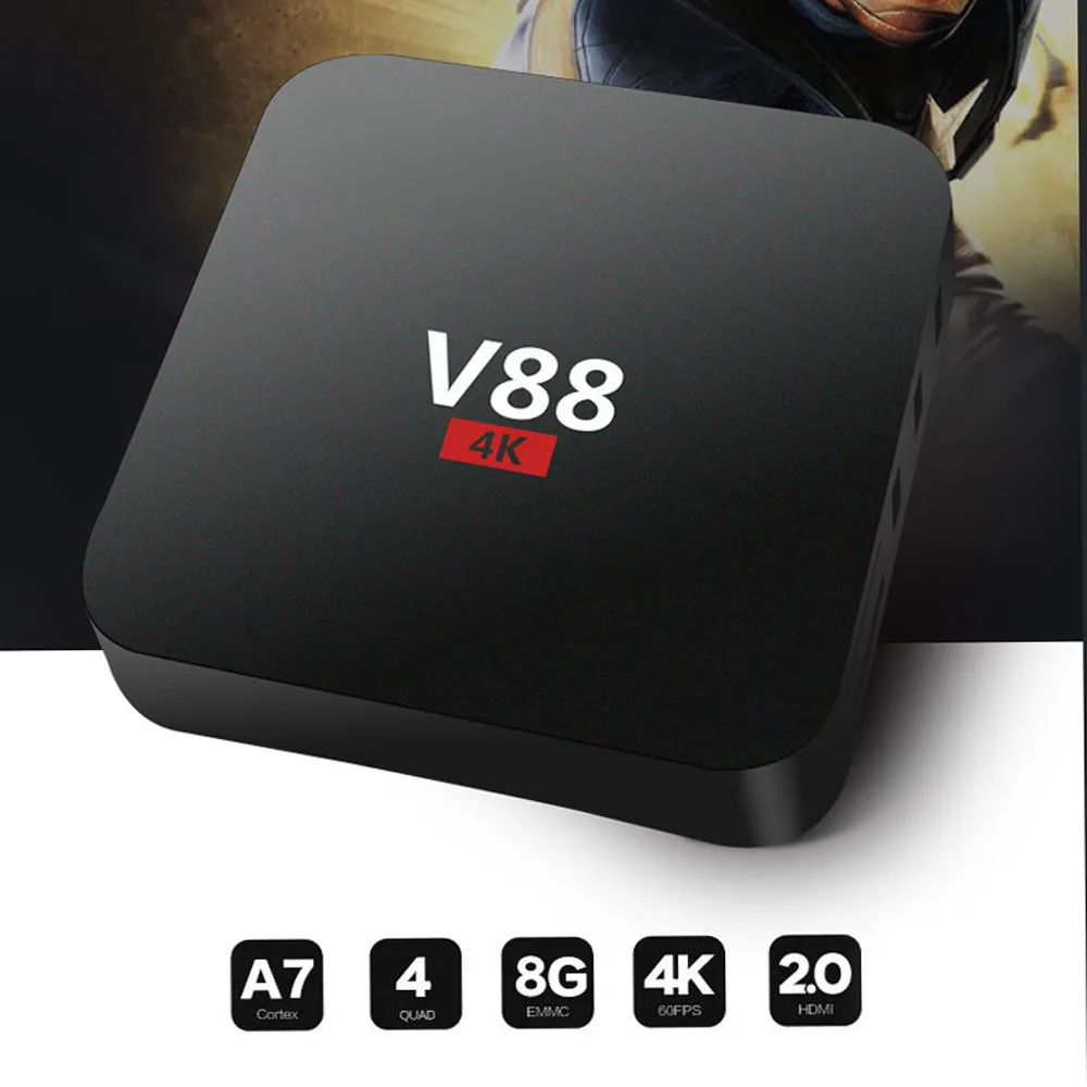 HIPERDEAL домашний кинотеатр V88 Android 5,1 четырехъядерный Мини ПК смарт Google tv BOX для Android Smart tv Stick Box SY18