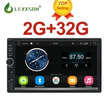 2Din Auto Multimedia Player 2G + 32G GPS Musica Audio Video Car Stereo Android MP3 MP4 Wi-Fi Bluetooth 7 pollici TouchScreen SWC FM USB
