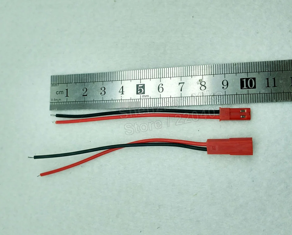 5/10 пар 100/150 мм JST разъем кабель штекер+ мама для RC батареи, 2pin разъем для светодиодные ленты светильник, подключение для питания