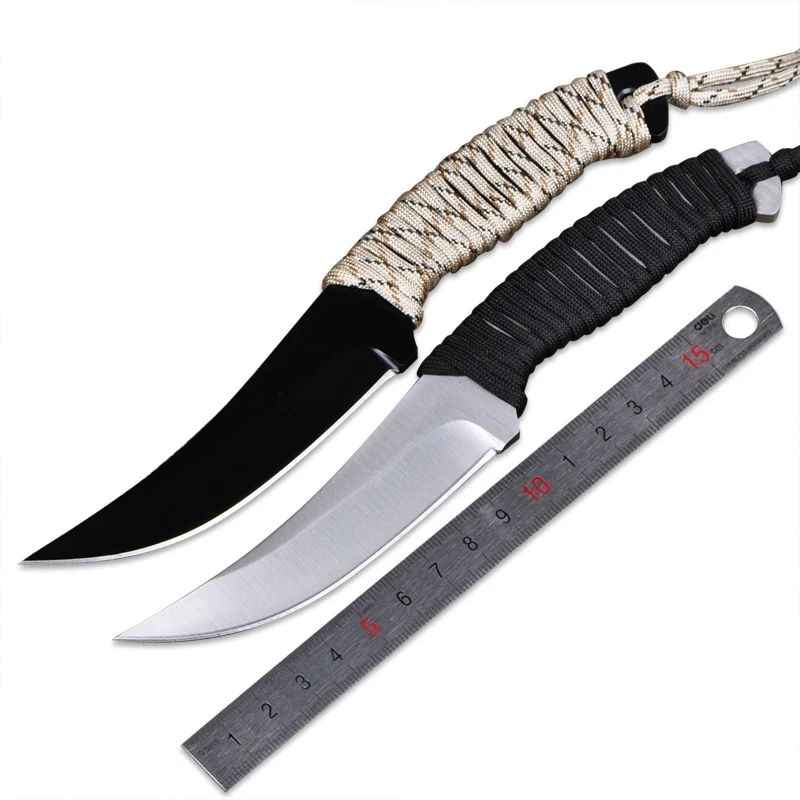 BraveFighter 440C Лезвие Интегральная стальная ручка охотничий нож с фиксированным клинком открытый нож для выживания инструмент тактический