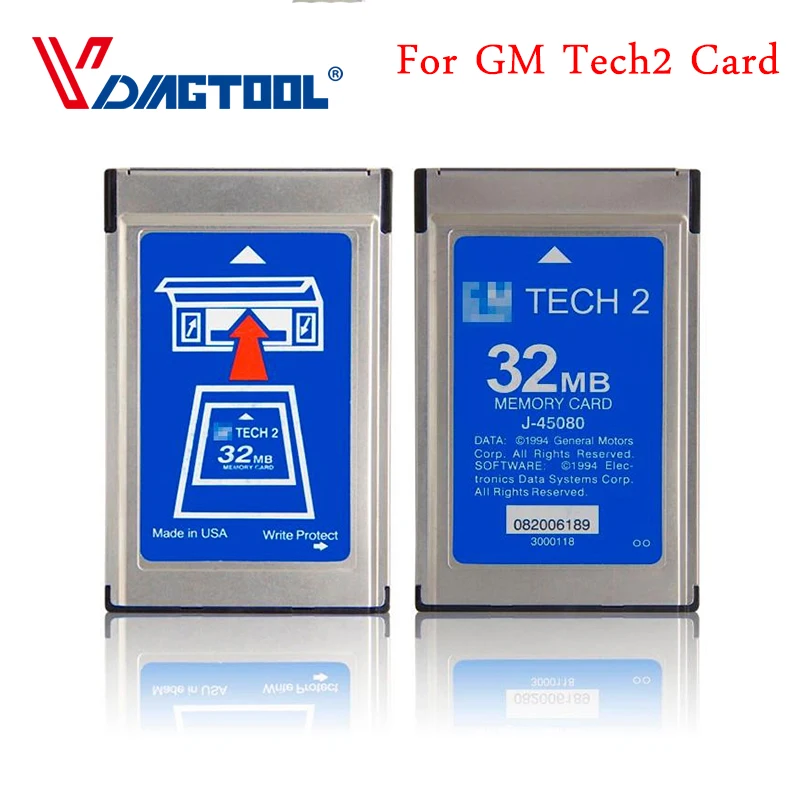 

Best Price For GM Tech2 Card With 6 Software 32MB Card Diagnostic Tool For Holden for Opel for SAAB