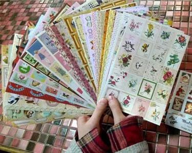 

[Season 1] 5bags Retro Style Romantic Sticker set Decoration Sticker Index Stickers