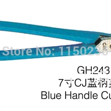 1 шт./лот GH243 изогнутые синие ручные резаки, плоскогубцы для ювелирных изделий, инструменты для изготовления ювелирных изделий DIY инструменты, мини режущие плоскогубцы