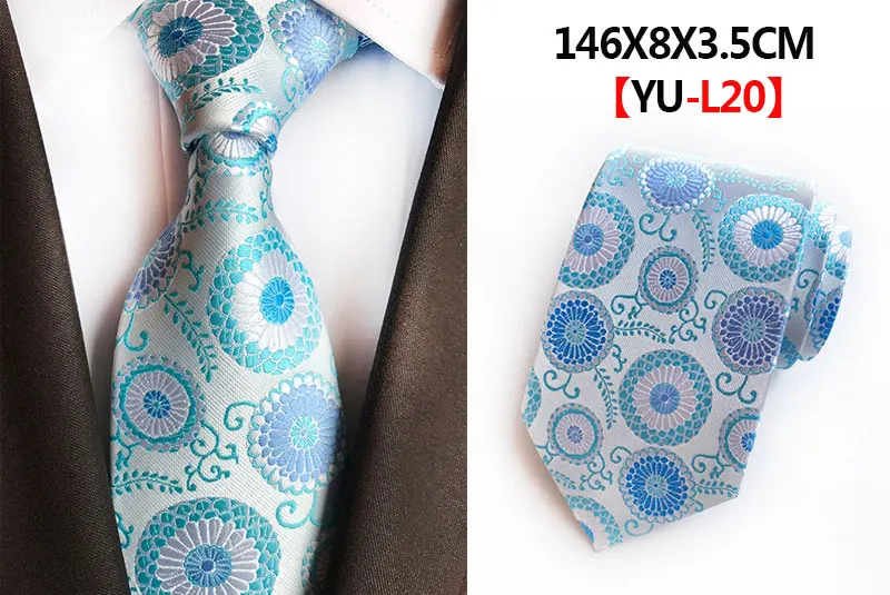 Модный галстук с цветочным узором пейсли, красный, фиолетовый, 8 см, Шелковый формальный галстук для мужчин, деловые, свадебные, вечерние, жаккардовые галстуки для шеи, аксессуары