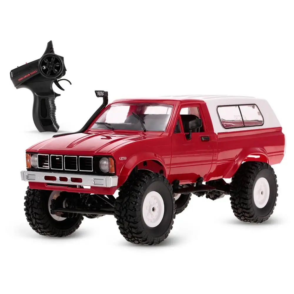 

C24 2.4G 4WD 1/16 Off Road Rock Crawler Pick-up Truck Front LED RC Car RTR Toy