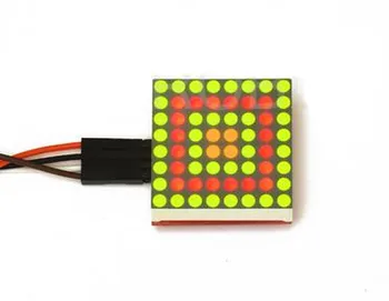 

Free Shipping! Red and green color dot matrix module I2C 1.8 inches 3mm 8 * 8