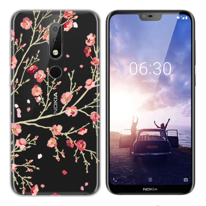 Fashion Soft Silicone TPU Case for Nokia 2 3 5 6 7 2017 Nokia X6 2018 Painted Back Case Cover for Nokia 6 2018 7 8 3.1 6.1 Case  (11)